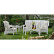 luxury furniture sofa classic outdoor rattan/wicker furniture white sofa furniture